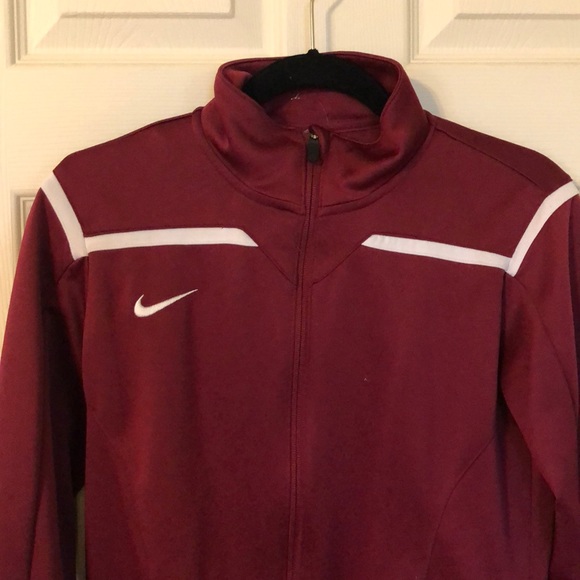 Maroon Nike Dri-fit Jacket - Picture 3 of 3